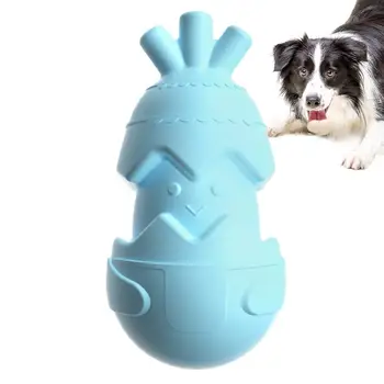Câine Jucărie De Ros | Forma De Ou Mici Jucării Câine | Câini Catelus Mestecați Jucării Animale De Companie Molar De Curatare A Dintilor De Jucării Interactive Jucării Pentru Câini